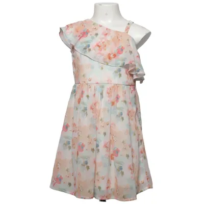 Klänning (Rosa, Grön, Flerfärgad) från And Polyester