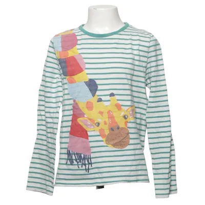 Långärmad t-shirt (Vit, Grön, Flerfärgad) från Mini Boden Bomull
