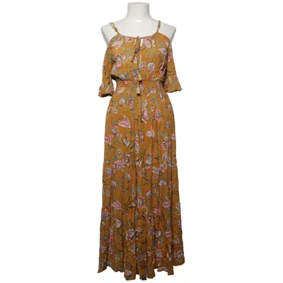 Maxi jurk (Bruin, Meerkleurig) van Guru Shop Viscose