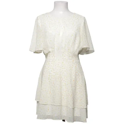 Jurk (Geel, Wit) van NA-KD Elastaan, Polyester
