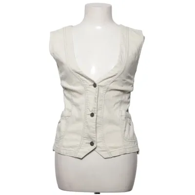 Outer vest (Beige) from Emm Cotton, Elastane, Polyester