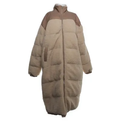 Winter coat (Beige, Brown) from PrettyLittleThing Polyamide, Polyester