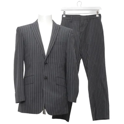 Suit (Black) from Batistini Polyester, Wool