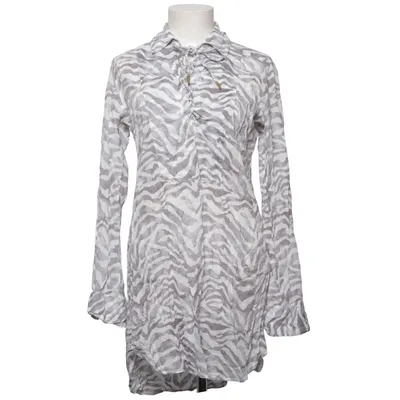 Dress (Gray, White) from Hunkydory Cotton