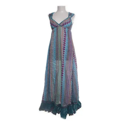Maxi dress (Blue, Multicolored) from HHG Cotton