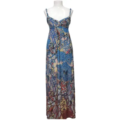 Robe longue (Bleu, Multicolore) de Greengate Élasthane, Polyester