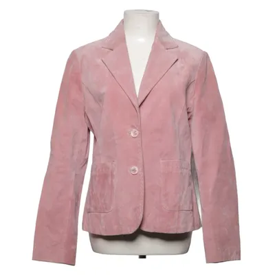 Leren blazer (Roze) van Garrasco Leer, Polyester