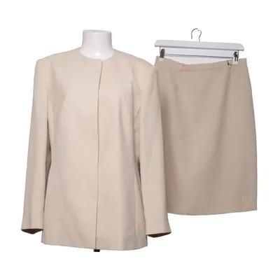 Skirt suit (Beige) from Giorgia Netti Acetate, Polyester, Viscose