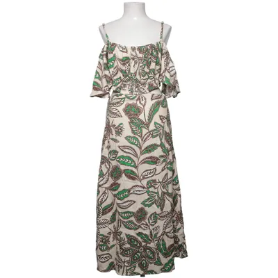 Maxi dress (Beige, Green, White) from Zara Linen, Viscose