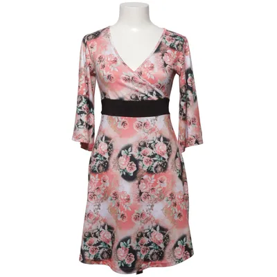 Klänning (Rosa, Svart, Vit) från Melrose Elastan, Polyester