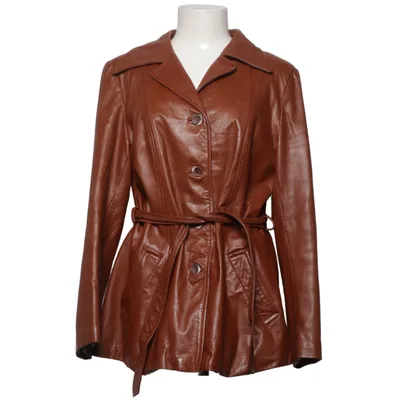 Leather blazer (Brown) from Malungs Butikerna Leather