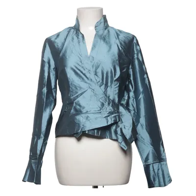 Wikkelblouse (Blauw) van Allison Taylor Zijde