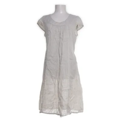 Wrap dress (White, Gray) from Talia Benson Linen