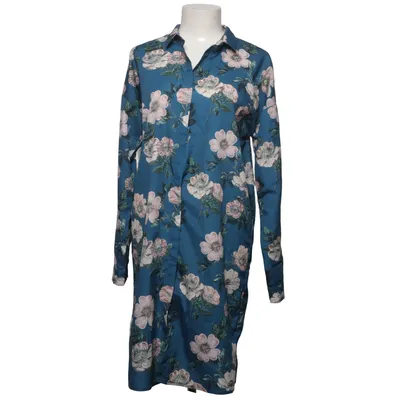 Skjortekjole (Blå, Flerfarvet) fra Educe Polyester