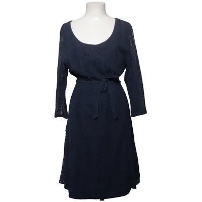 Jurk (Blauw) van Time Katoen, Polyamide, Polyester
