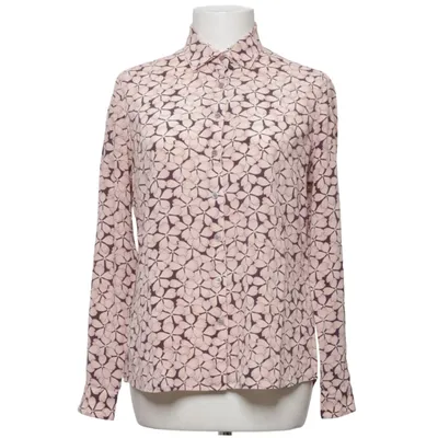 Skjorte (Pink, Sort) fra Stenströms Elastan, Silke