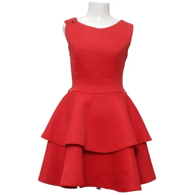 Jurk (Rood) van Fervente Elastaan, Polyester, Viscose