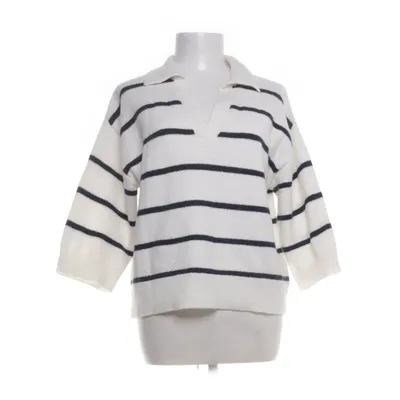Sweater (Hvid, Blå) fra Pieces Polyester