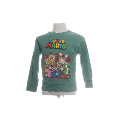 Collegetröja (Grön, Flerfärgad) från Super Mario Bomull