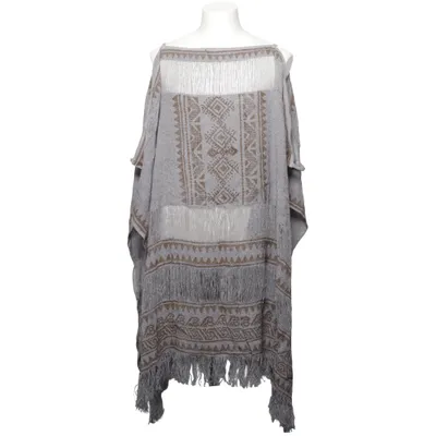 Poncho (Grå, Brun) från Guru Shop Bomull