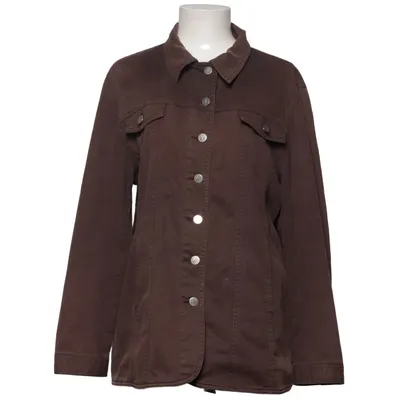 Denim jacket (Brown) from Kello Cotton, Elastane