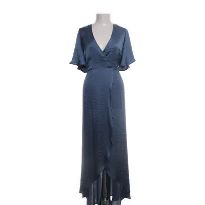 Wrap dress (Blue) from Valerie Polyester