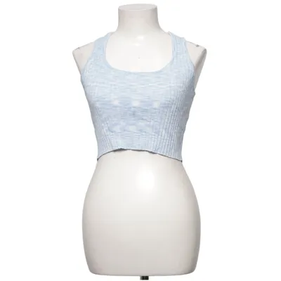 Crop top (Blauw, Wit) van Dotti Katoen, Viscose