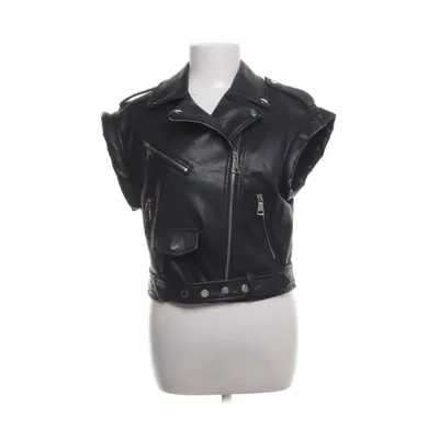 Bikervest (Sort) fra Fla m modes Polyester, Polyurethan, Viscose
