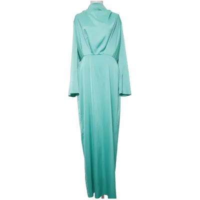 Maxi dress (Green) from ASOS Design Elastane, Polyester