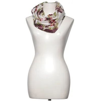 Infinity scarf (White, Multicolored) from Pieces