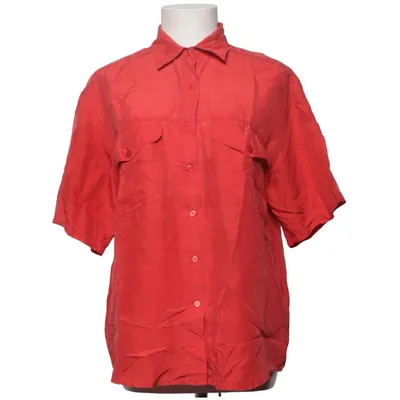 Short sleeve shirt (Red) from Le Soleil Silk