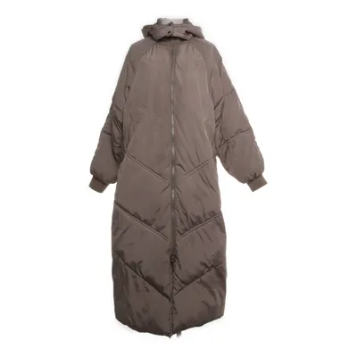 Dunfrakke (Beige) fra Pieces Genanvendt polyester