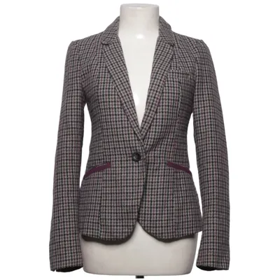 Blazer (Gris, Noir, Violet) de Ann Christine Acrylique, Polyester, Laine