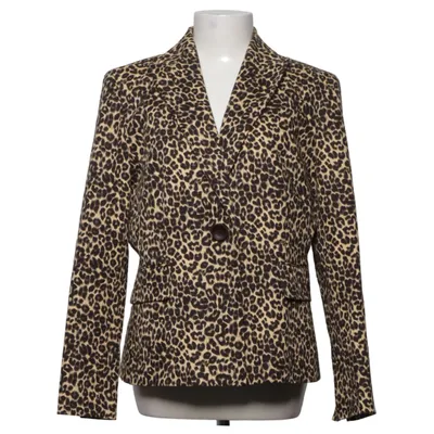 Blazer (Brown) from Kasper Cotton, Elastane, Polyester