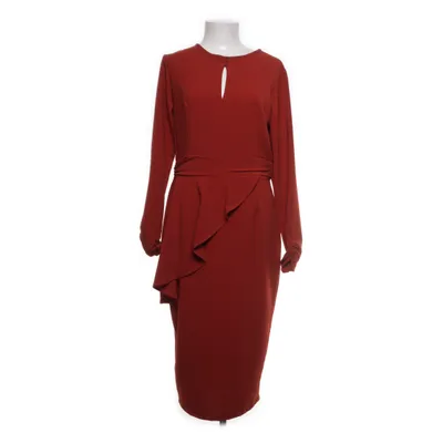 Dress (Brown) from Bettie Page Elastane, Polyester