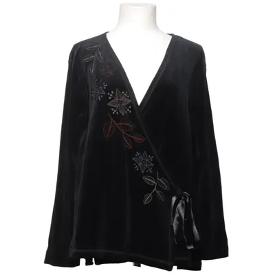 Wrap cardigan (Black) from Gudrun Sjödén Cotton, Polyamide