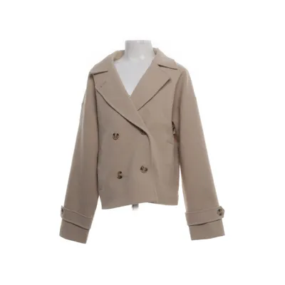 Pea coat (Beige) from Lindex Kids Elastane, Polyester, Viscose
