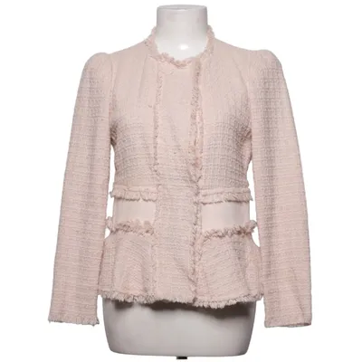 Blazer (Beige) from Rebecca Taylor Cotton, Elastane, Polyamide, Polyester, Viscose, Wool