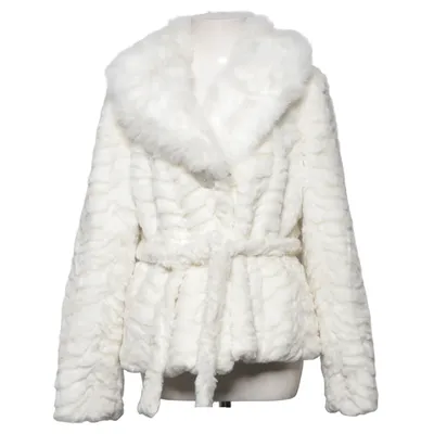Veste d'hiver (Blanc) de Yashimei Acrylique, Polyester