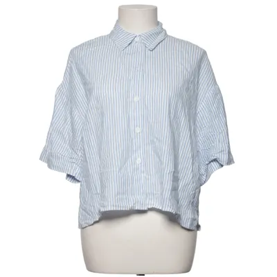 Korte mouwen shirt (Blauw, Wit) van Vero Moda Linnen, Viscose