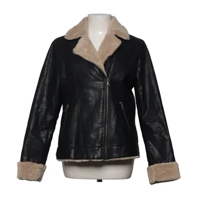 Shearlingjacka (Svart, Beige) från John Baner Bomull, Elastan, Polyester