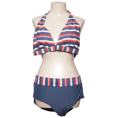 Bikini (Blauw, Rood, Wit) van Beach Wave Elastaan, Polyamide