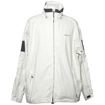 Outdoor jacket (White) from First B Polyamide, Polyester