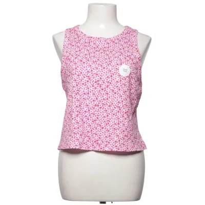 Tanktop  (Pink, Hvid) fra Anko Bomuld, Elastan, Modal