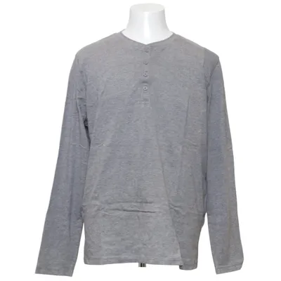 Henley shirt (Gray) from Camargue Viscose, Wool