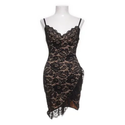 Cocktailklänning (Svart, Beige) från Shein Elastan, Polyester