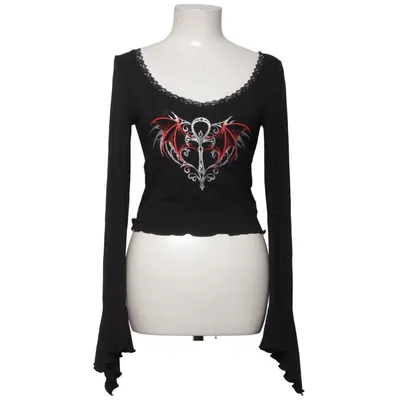 Top (Black) from WIDOW Elastane, Viscose