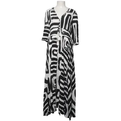 Maxi jurk (Zwart, Wit) van Jaase Viscose