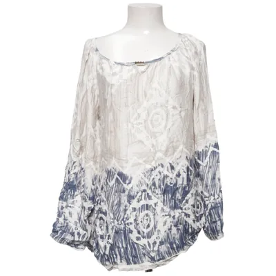 Blouse (Blanc, Bleu, Gris) de New Collection Coton