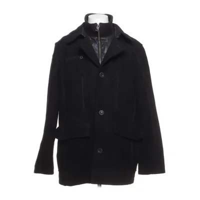 Pea coat (Black) from Camel Active Cotton, Polyamide, Wool